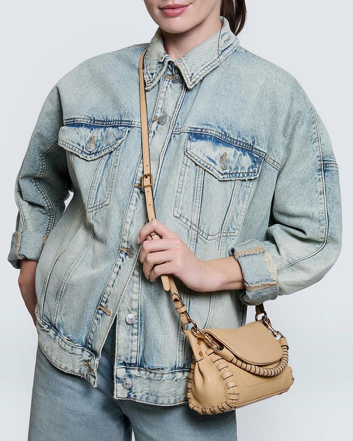 Aimee Kestenberg Zen Mini Crossbody Camel With Nostalgic Gold