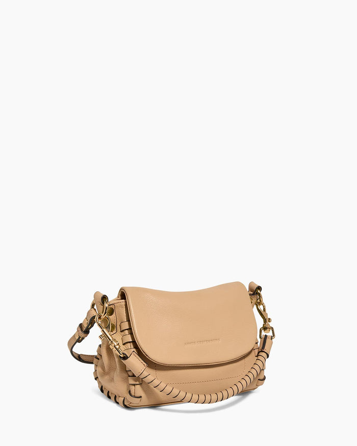 Aimee Kestenberg Zen Mini Crossbody Camel With Nostalgic Gold