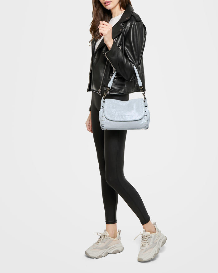 Aimee Kestenberg Zen Novelty Convertible Crossbody Mystic Metallic Blue