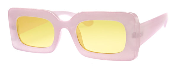 aj morgan 39151 Crucible - Vintage Rectangular Chunky Sunglasses