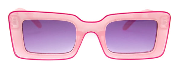 Aj Morgan 59270 Metropolis - Pastel Rectangular Chunky Sunglasses