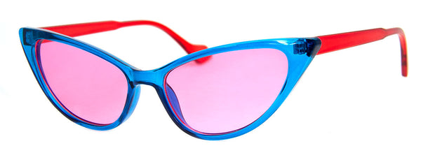 aj morgan 88537 Sultry Vintage Inspired Cat-Eye Sunglasses