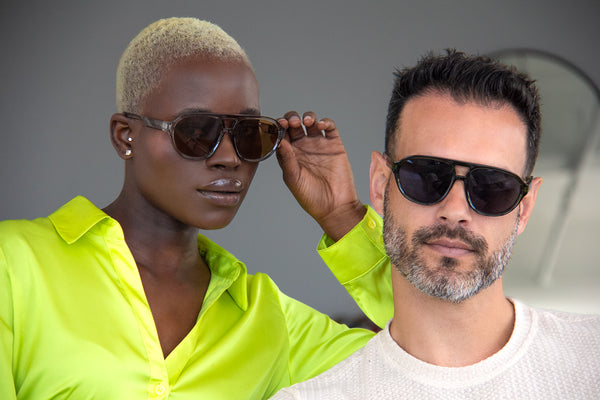 Aj Morgan Bilko Glasses - Retro Unisex Aviator Sunglasses