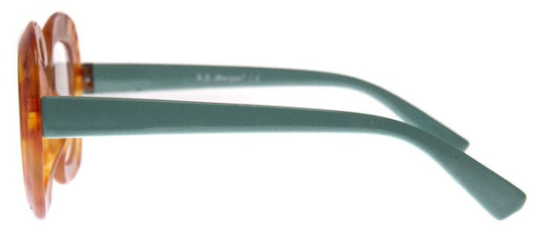 Aj Morgan Bold Oversized Readers In A Two-Tone Pattern / 81065 Happy Face