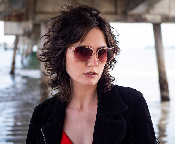 Aj Morgan Cat Eye Metal Sunglasses Girls | 39110 - Starlight