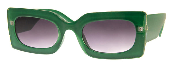 aj morgan Chunky Rectangular Trendy Sunglasses in Bright Colors / 88567 Peruse