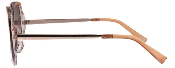 Aj Morgan Classic Contemporary Round Sunglasses With Metal Arms For Women And Men / Grandeur - 84130