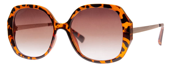 aj morgan Classic Contemporary Round Sunglasses with metal arms for Women and Men / Grandeur - 84130