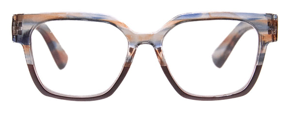 Aj Morgan Classic Rectangular Readers In A Updated Two-toned Color Patterns For Women And Men / 84140 Precise