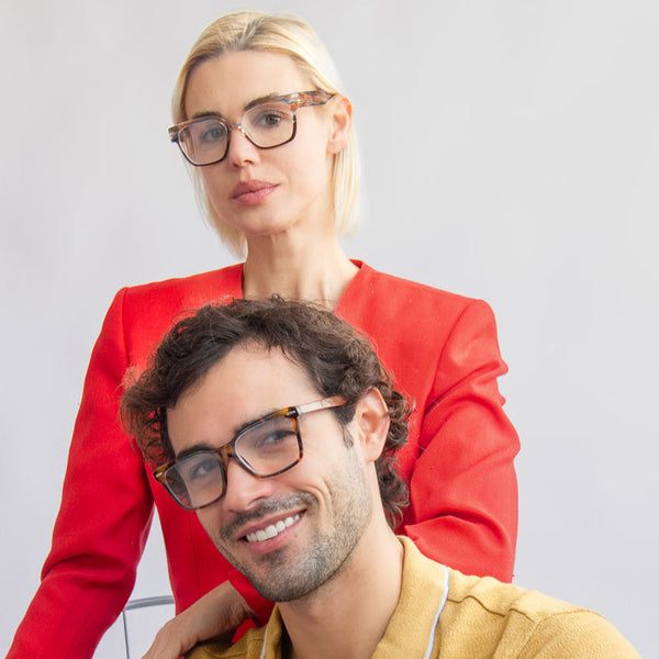 Aj Morgan Classic Rectangular Readers In A Updated Two-toned Color Patterns For Women And Men / 84140 Precise