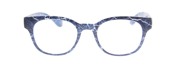 Aj Morgan Classic Rectangular Reading Glasses In A Unique Marble Finish | 54388 Farval