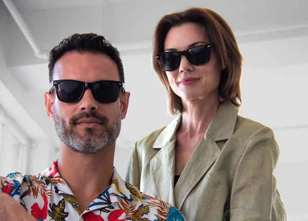 Aj Morgan Classic Rectangular Sunglass Readers For Men And Women / 39168 Hey Ya (Bifocal Sunglass Reader)