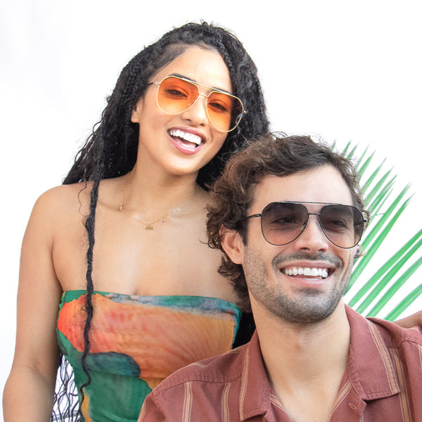 Aj Morgan Classic Rectangular Sunglasses For Men And Women / On Alert - 59284