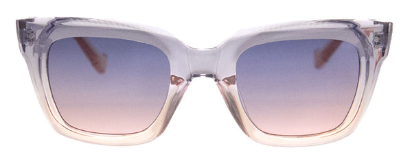 Aj Morgan Classic Rectangular Sunglasses In A Crystal Two-toned Color Palette For Women And Men / 88592 - Step Up