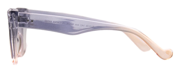 Aj Morgan Classic Rectangular Sunglasses In A Crystal Two-toned Color Palette For Women And Men / 88592 - Step Up