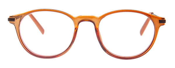 Aj Morgan Classic Round Readers With Metal Arms For Women And Men / 54425 Splendid