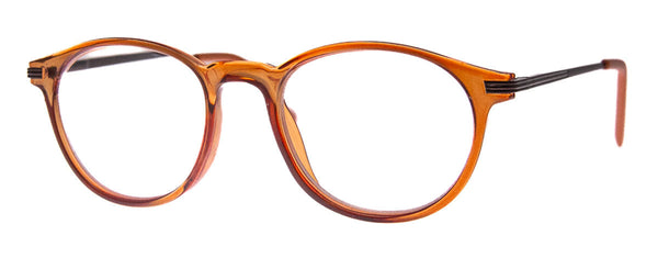 aj morgan Classic Round Readers with metal arms for Women and Men / 54425 Splendid