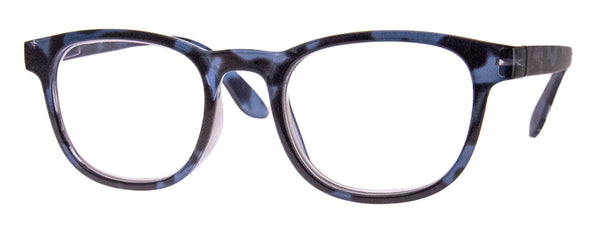 aj morgan Classic Square Unisex Readers in variety of Tortoiseshell hues / 54411 Humble Pie