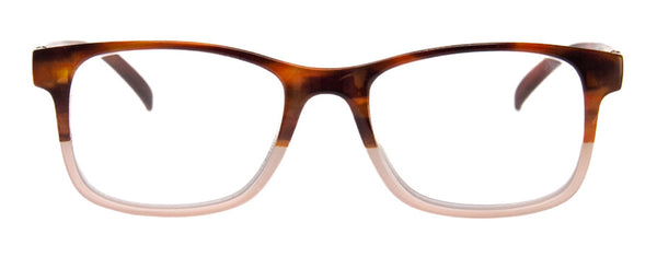 Aj Morgan Classic Two-Toned Rectangular Readers For Women And Men / 84116 Tranquil