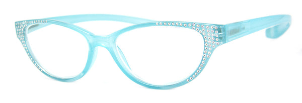 Aj Morgan Cute Rhinestone Cat Eye Reading Glasses For Women - Princess Alsu
