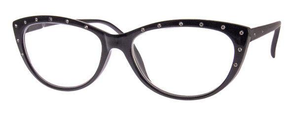 aj morgan Feminine Cat-Eye Readers with Rhinestone Trim / 84119 Gwynoaks