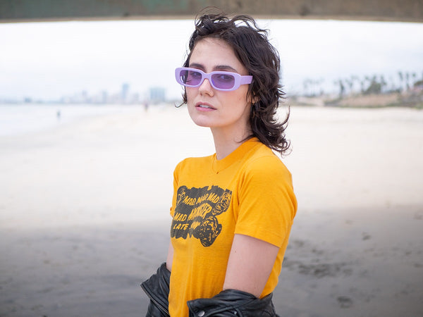 Aj Morgan Funky Retro Rectangular Sunglasses For Women | 59249 - Callie