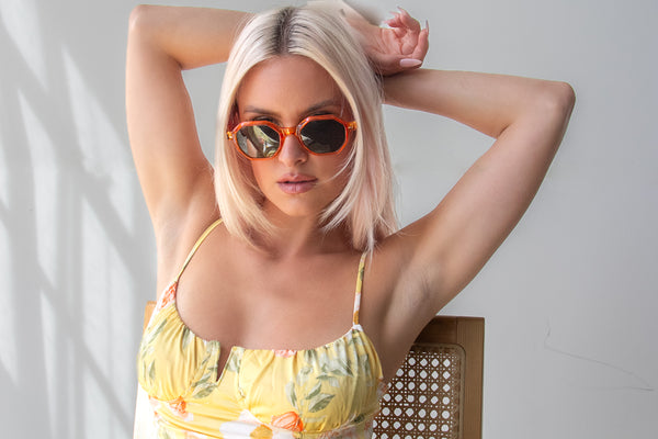 Aj Morgan Geometric Retro Sunglasses For Women And Men / Milieux - 88582