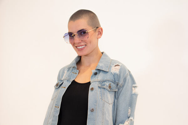 Aj Morgan Hip Oversized Girls Sunglasses | 81037 - Chantilly