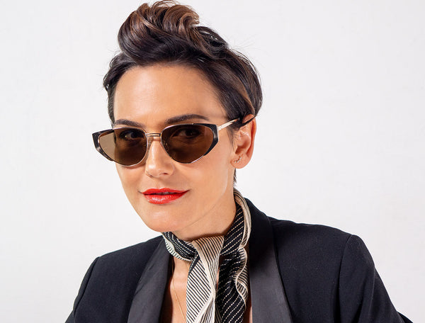 Aj Morgan Hip Retro Metal Cat Eye Sunglasses | 88500 - Say Cheese