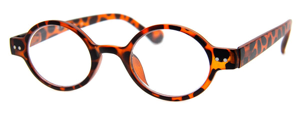 aj morgan Hip Round Reading Glasses for Men & Women | 84056 - Turtle