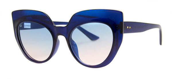 aj morgan Large Funky Cat Eye Sunglasses for Women | 81015 - Grin