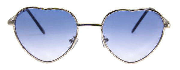 Aj Morgan Metal Heart Shaped Sunglasses / 81056 - Love Me Tender