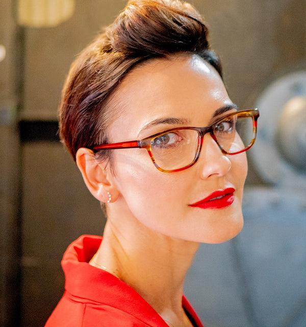 Aj Morgan Optical Quality | Hip Mens And Womens Rectangular Reading Glasses | 66019 - Texture