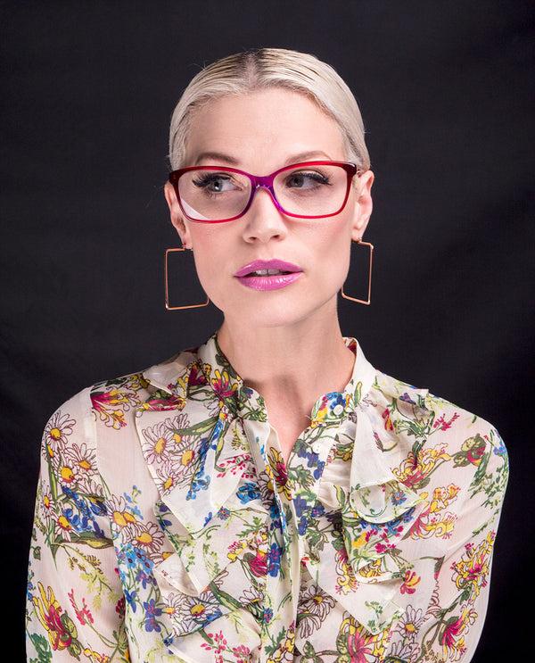 Aj Morgan Optical Quality | Hip Rectangular Cat Eye Reading Glasses For Women | 66011 - Marseilles