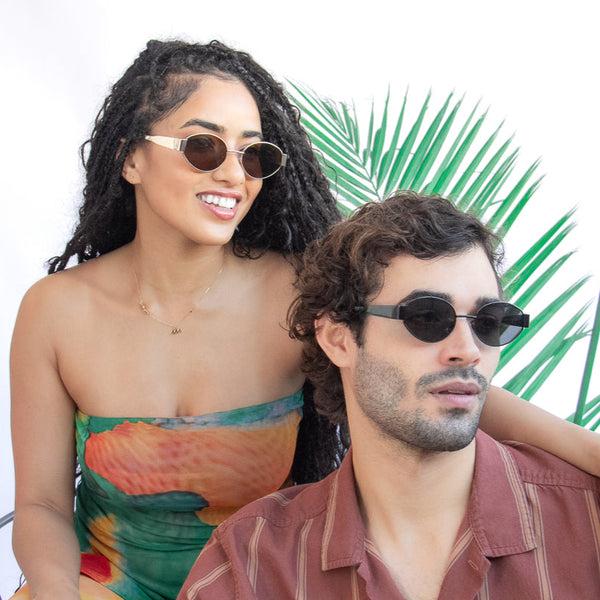 Aj Morgan Oval Metal Unisex Sunglasses For Women And Men / Jupiter - 59282