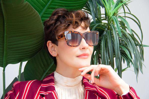 Aj Morgan Oversized Cat-Eye Sunglasses For Women / Red Carpet - 88554