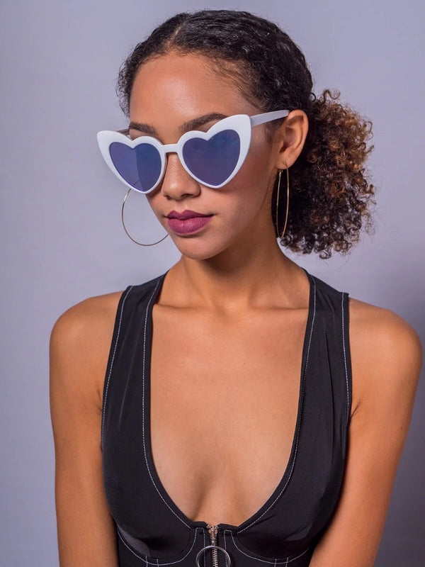 Aj Morgan Oversized Heart Shaped Sunglasses | 88476 - Wholehearted