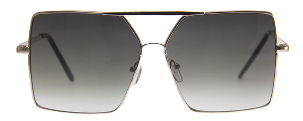 Aj Morgan Oversized Retro Metal Aviator Sunglasses / 88562 The Big Grin