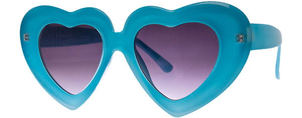 aj morgan Oversized Statement Heart-Shaped Sunglasses for Women / Warm Hearted 39179