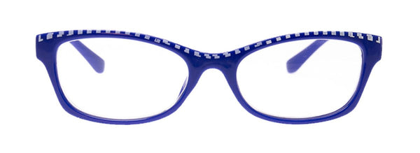 Aj Morgan Rectangular Reading Glasses With Unique Rim Details For Women / 86032 Taxi