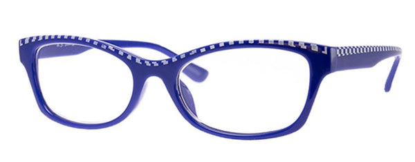 aj morgan Rectangular Reading Glasses with Unique Rim Details for Women / 86032 Taxi