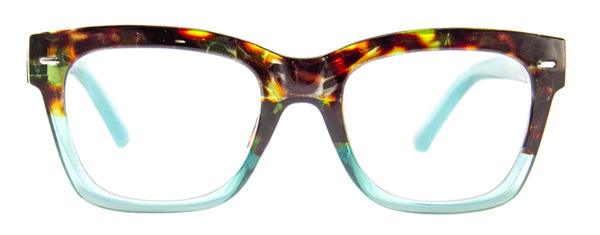 Aj Morgan Rectangular Two-Toned Readers For Women And Men / 54391 Courier