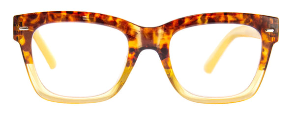 Aj Morgan Rectangular Two-Toned Readers For Women And Men / 54391 Courier