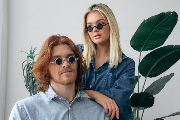 Aj Morgan Retro And Funky Small Round Sunglasses For Men And Women / Winky Dinky - 86046