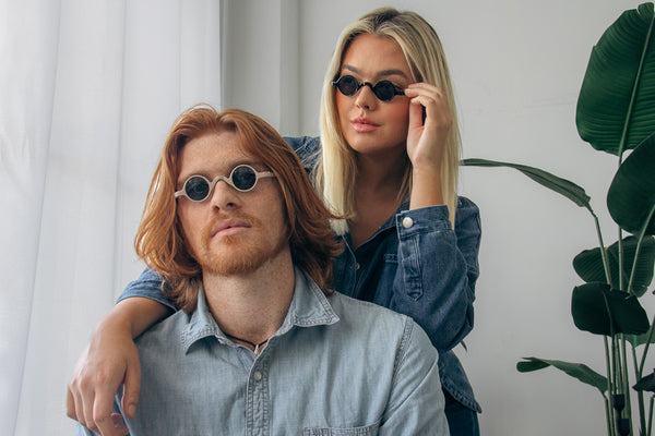 Aj Morgan Retro And Funky Small Round Sunglasses For Men And Women / Winky Dinky - 86046