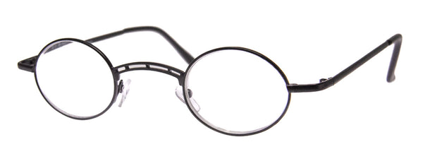 aj morgan Retro Eclectic Oval Metal Readers for Men and Women / 86055 Bugsy