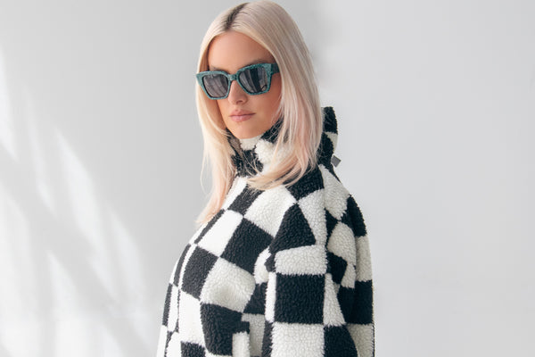 Aj Morgan Retro-Patterned Sunglasses For Women And Men / Boulevard - 39190