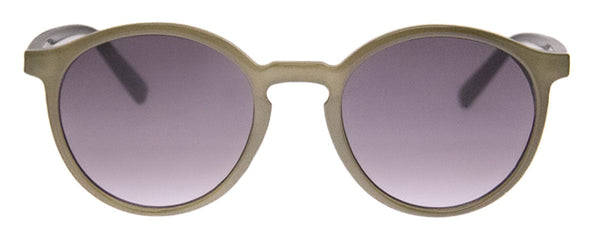 Aj Morgan Retro Round Sunglasses In A Slim Silhouette And Two-toned Design For Men And Women / Mousey - 88593