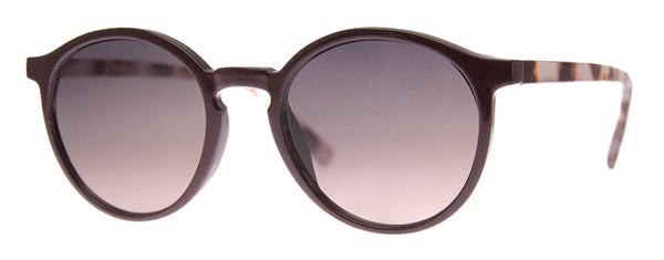 aj morgan Retro Round Sunglasses in a slim silhouette and two-toned design for Men and Women / Mousey - 88593