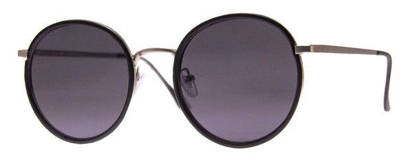 aj morgan Retro Round Unisex Sunglasses with metal detailing for Men and Women / Parker - 88587